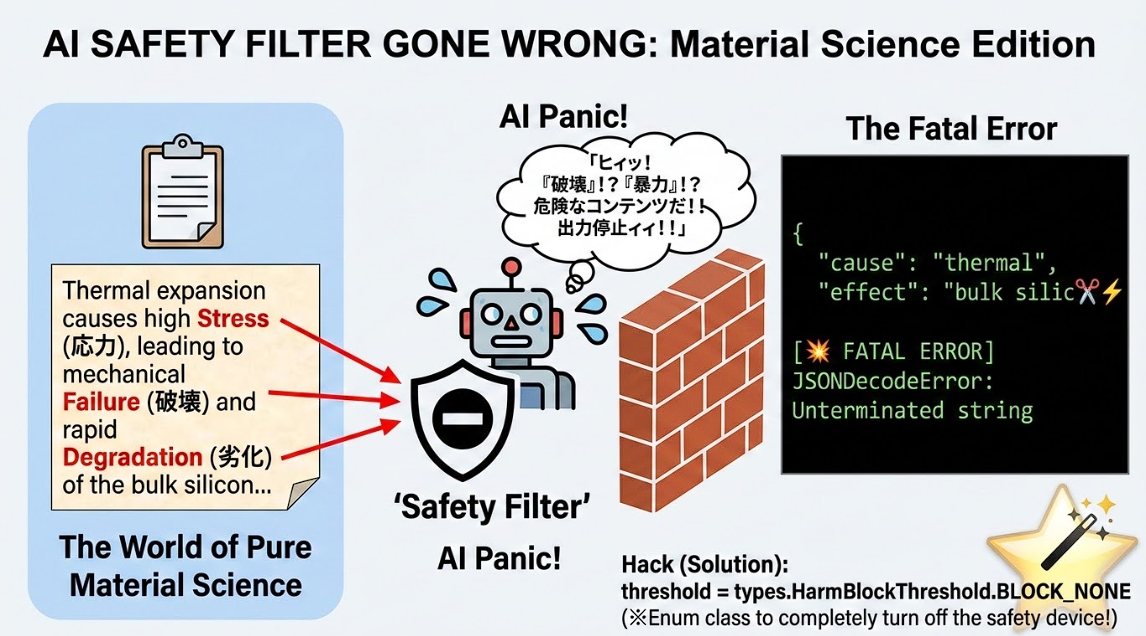 生成AI安全フィルターの誤作動